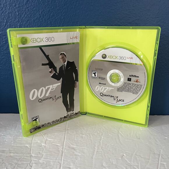 James Bond 007 : Quantum of Solace (Microsoft Xbox 360, 2008) Complete CIB - Picture 11 of 13